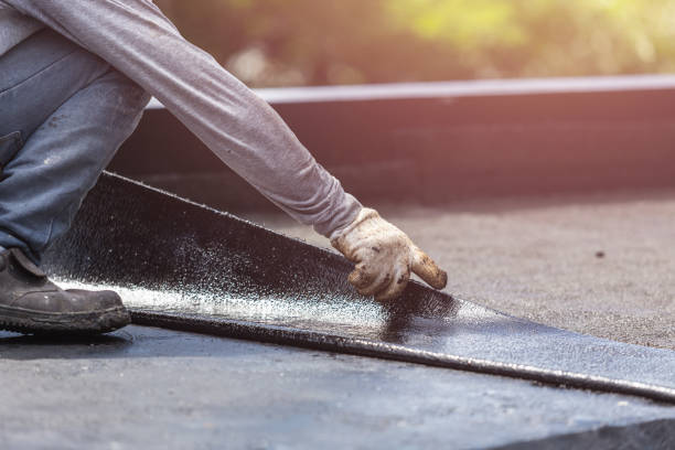 Professional Basement Waterproofing technician working in Wheeler, IN